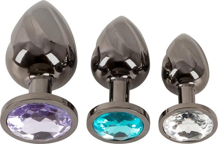 Actual product image Anos Metal butt plug set