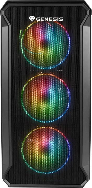 Immagine prodotto Genesis Case per PC IRID 503 ARGB, Micro Tower, 2xUSB 2.0, 2x jack, 1xUSB 3.0, nero (Mini-ITX)