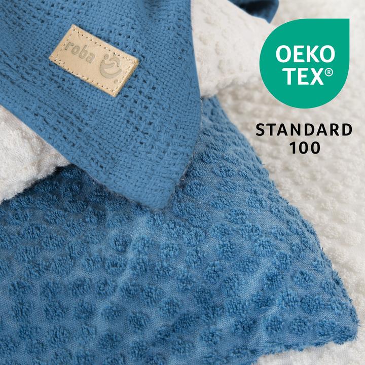 Produktbild Roba Bettschlange 'Seashells' indigo