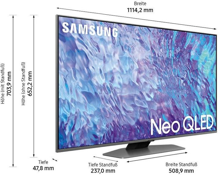 Image du produit Samsung QE50Q80C (50", Q80C, QLED, 4K, 2023)