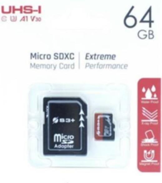 Produktbild S3Plus S3+ S3SDC10V30E 64 GB MicroSDXC UHS-I Klasse 10 (64 GB, microSDXC, U1, UHS-I)