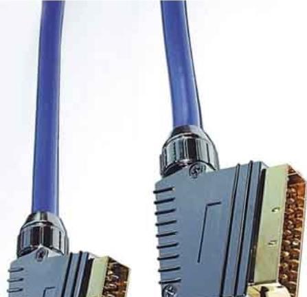 Produktbild E+P VC 850 U/2 2.5m SCART (21-pin) SCART (21-pin) Blau SCART-Kabel (2.50 m)