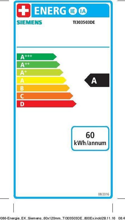 Etichetta energetica Siemens EQ6 più extraClass TE657F03EN