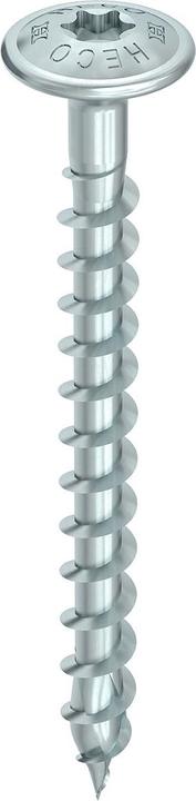 Heco TOPIX-plus Testa bombata, filetto fresante, 4,0 x 20,A2 (500 Vis par pièce)