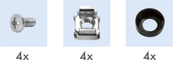 Image du produit LogiLink 10" Prises multiples 4x, avec interrupteur (4 x, CEE 7/3, 2 m)