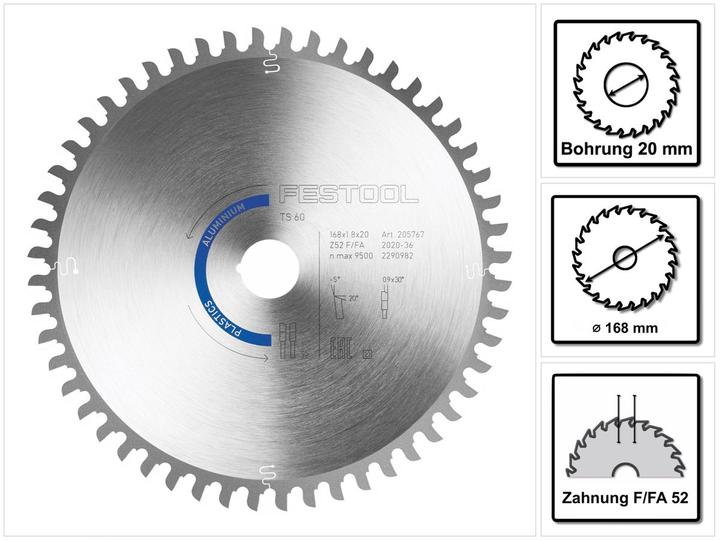 Actual product image Festool Lames de scie spéciales
