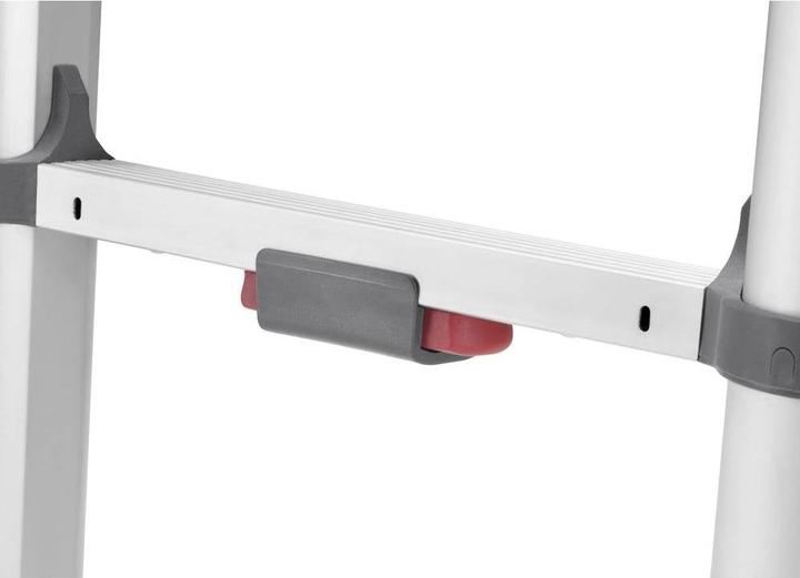 Productafbeelding Hailo FlexLine, aluminium veiligheidstelescopische ladder, 9 sporten (Enkele ladder, 264 cm)