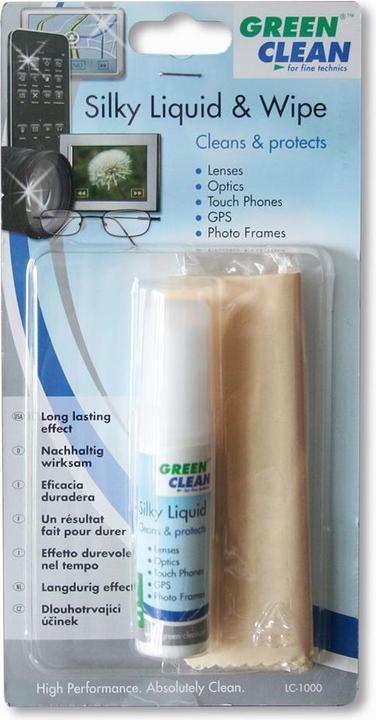 Actual product image Green Clean Silky Liquid Wipe