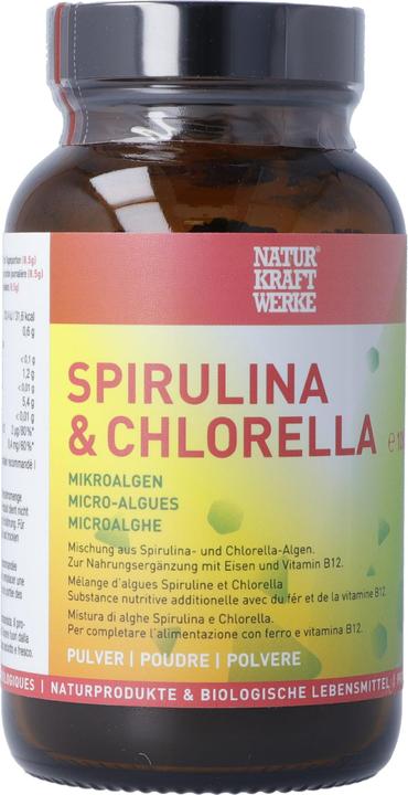 Image du produit NaturKraftWerke Poudre de spiruline et de chlorella (1 pièce(s), Poudre, 100 g)