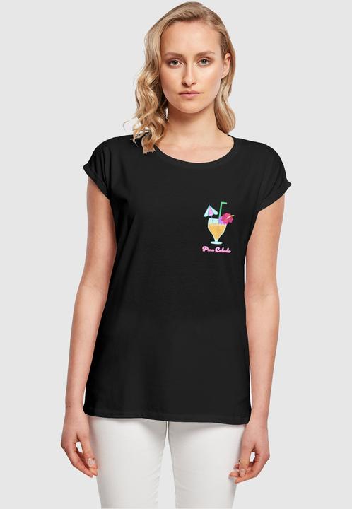 Actual product image Merchcode Ladies Pina Colada Extended Shoulder Tee - 113663 (XXL)