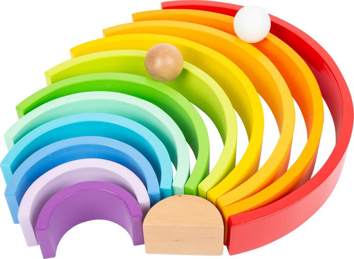 Produktbild small foot Holzbausteine Regenbogen XL