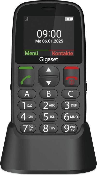 Gigaset GL395 black (2.20", 0.30 Mpx, 2G)