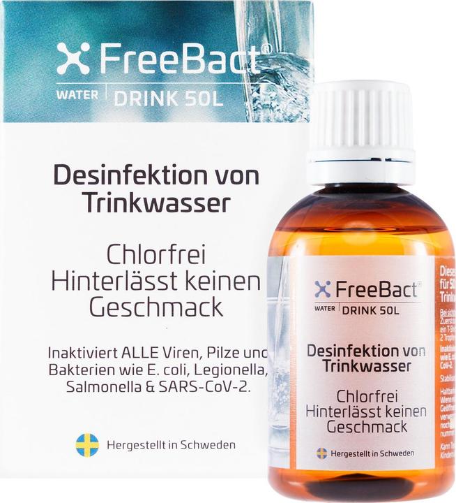 Nutritional values and ingredients Xinix Freebact Drink 50L Trinkwasserdesinfektion