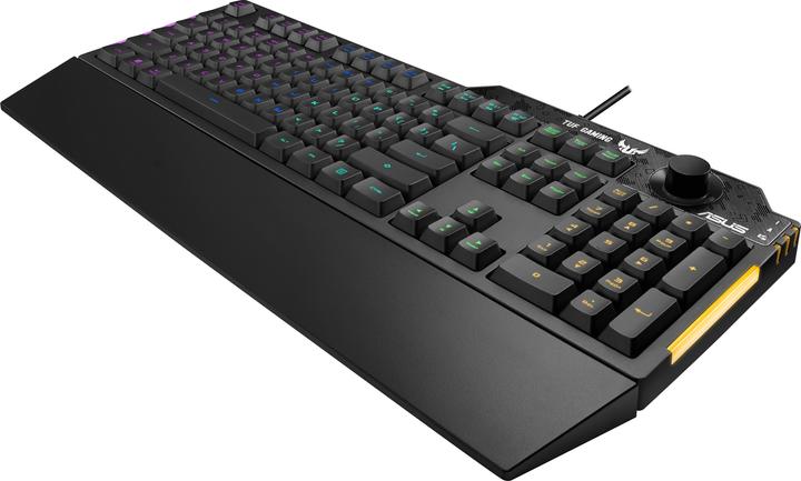 Actual product image ASUS TUF GAMING K1 Keyboard USB (US, Cable)