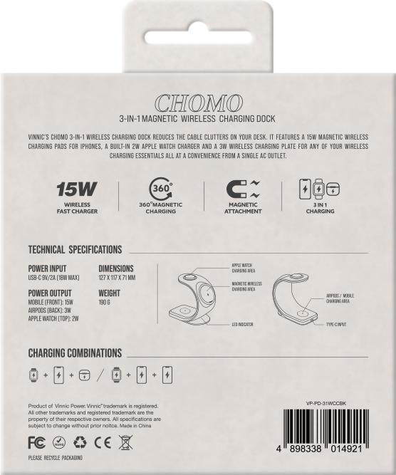 Actual product image Vinnic Chomo (15 W)