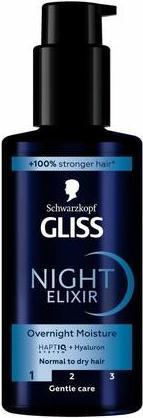 Immagine prodotto Schwarzkopf Gliss Kur Aqua Revive Night Elixir - Hair Treatment For Night Use