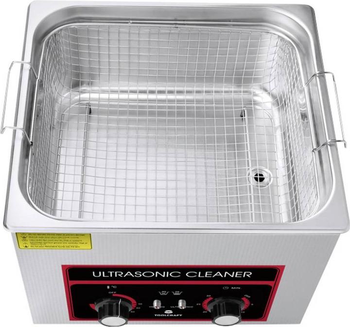Produktbild Toolcraft USC-1500 Ultraschallreiniger Bürobedarf, Schmuck, Werkstatt 360 W 15 l (40 kHz, 15000 ml)