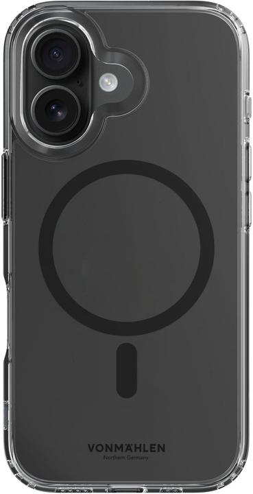 Immagine prodotto Vonmählen Cover posteriore trasparente iPhone 16 Nero (Apple iPhone 16)