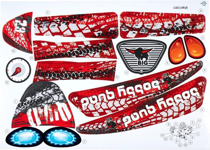 Immagine prodotto BIG Aufklebersatz Bobby-Quad-Racing rot