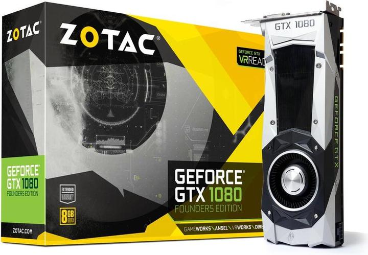 Produktbild Zotac GeForce GTX 1080 Founders Edition (8 GB)