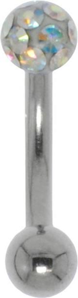 Bijouteria Augenbrauenpiercing (Edelstahl, Kristall, Epoxiharz)