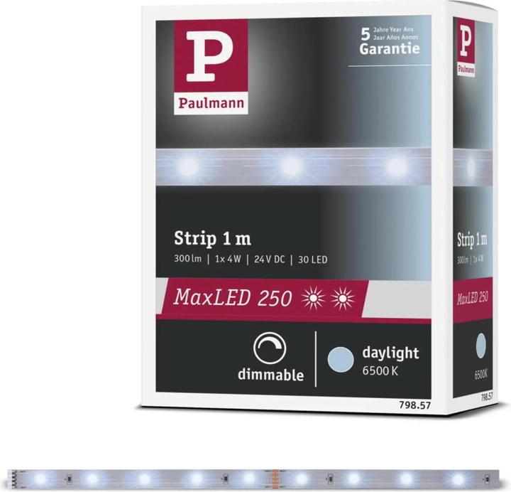 Image du produit Paulmann MaxLED 250 Stripe (Lumière du jour, 100 cm, Intérieur)