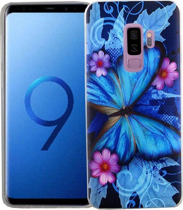 Produktbild König Design Handyhülle für Samsung Galaxy S9 Plus Schutzcase Backcover Bumper Etuis Blau (Samsung Galaxy S9+)