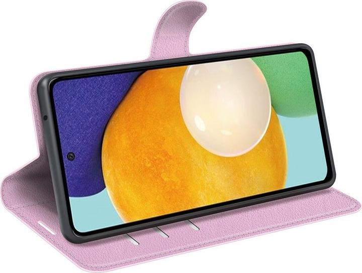 Produktbild Cover-Discount Galaxy A13 4G - Leder Etui Hülle rosa (Samsung Galaxy A13, Samsung Galaxy A13 5G)