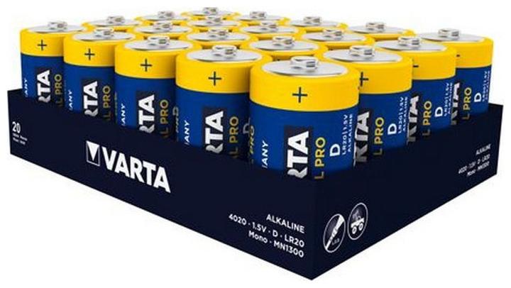 Image du produit Varta Industrie (20 pcs, D, 17000 mAh)