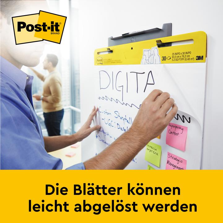 Produktbild Post-it Super Sticky Flipchart stellbar (50 x 60 cm)