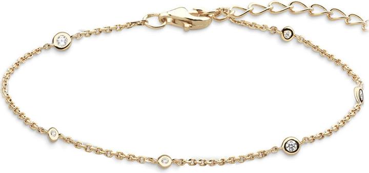 Xenox Zarge Gold Armband (20 cm, Silber 925)