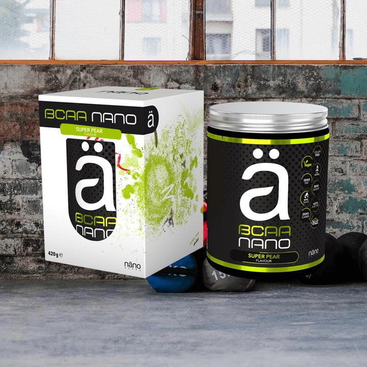 Actual product image Nanosupps NANO BCAA Super Pear (420g) (Super Pear, 1 pcs., 558 g)