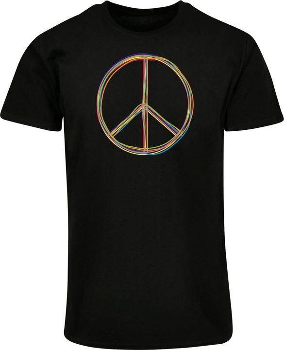 Produktbild Merchcode Peace Multicolor with Basic T-Shirt - 111797 (XS)
