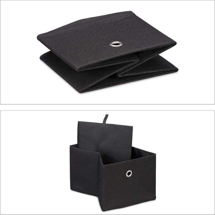 Actual product image Relaxdays 2x storage box (20.5 x 25 x 16 cm, 8 l)
