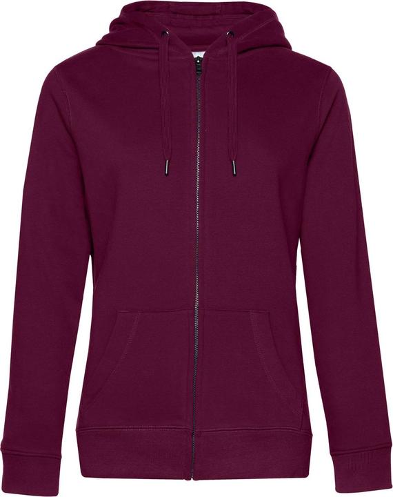 B&C Queen Hoodie mit durchgehendem Reissverschluss