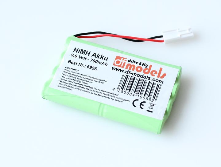 Image du produit DF-Models DRIVE & FLY MODELS BATTERIE NIMH 9,6V 700MAH (9.30 V, 700 mAh)