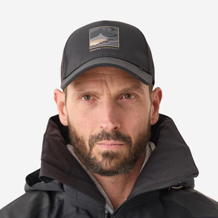 Actual product image Caperlan Fishing cap waterproof 900 - Black