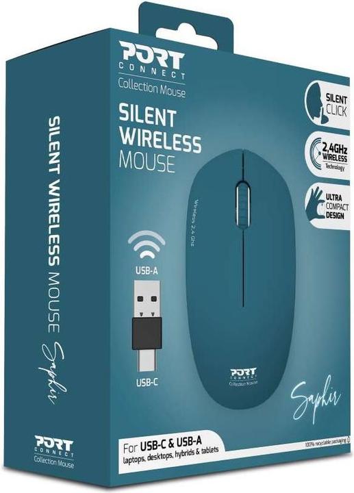 Actual product image Port Designs 3 buttons and scroll wheel (Wireless)