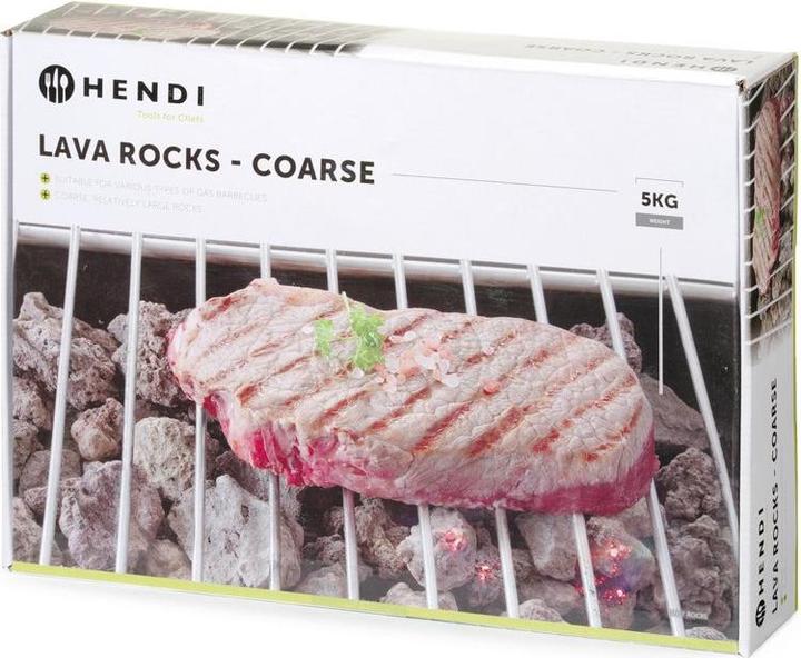 Produktbild Hendi Lavasteine für Gasgrill grob (9 kg)