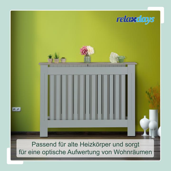 Actual product image Relaxdays HeizkÃ¶rperverkleidung mit Lamellen