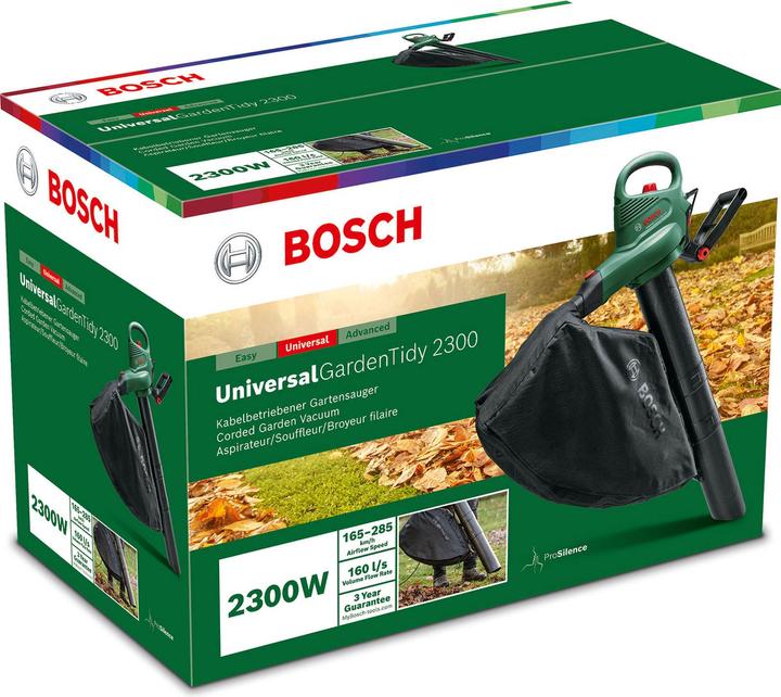 Produktbild Bosch Home & Garden Gartensauger UniversalGardenTidy 2300 (Netzbetrieb, Laubsauger, Laubbläser, Laubsauger-& bläser)