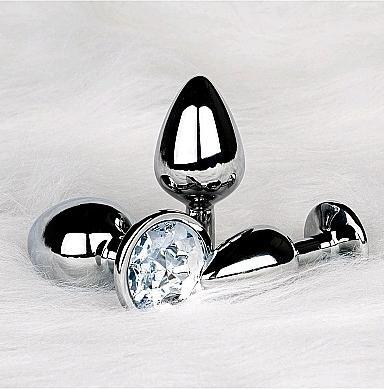 Produktbild Ouch! Round Gem Butt Plug - Small