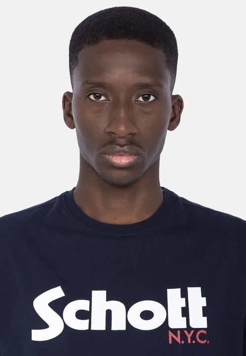 Produktbild Schott T-Shirt Logo Kurzarmshirt (L)