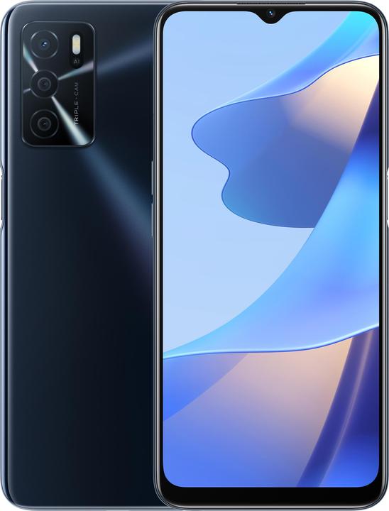 OPPO A16s (64 GB, Crystal Black, 6.52", Dual SIM, 13 Mpx, 4G)
