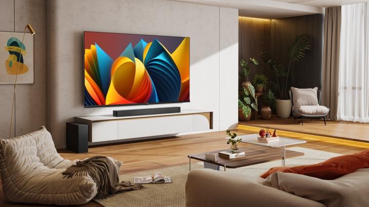 Actual product image Hisense TV 75E7NQ (75", E7NQ, QLED, 4K, 2023)