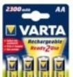 Actual product image Varta Rechargeable Accu (4 pcs., AA, 2400 mAh)