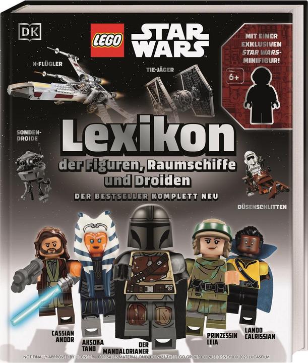 Produktbild LEGO Star Wars Lexikon der Figuren, Raumschiffe und Droiden (Deutsch, Simon Beecroft, Jason Fry, Elizabeth Dowsett, Simon Hugo, Marc Winter, 2024)