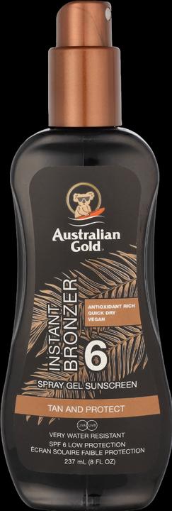Australian Gold Spray Gel mit Bronzer (Sonnenspray, Sonnengel, Bis SPF 10, 237 ml)