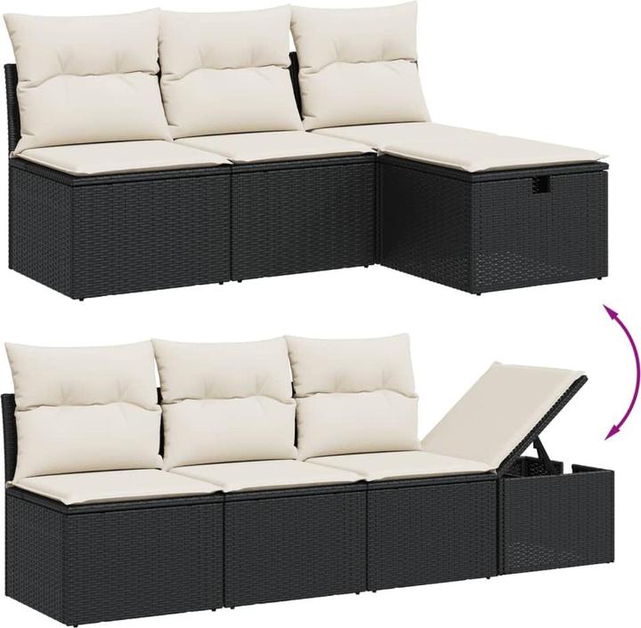 Actual product image VidaXL Garden furniture Sofa set Garden set 8-piece garden seating group Beige