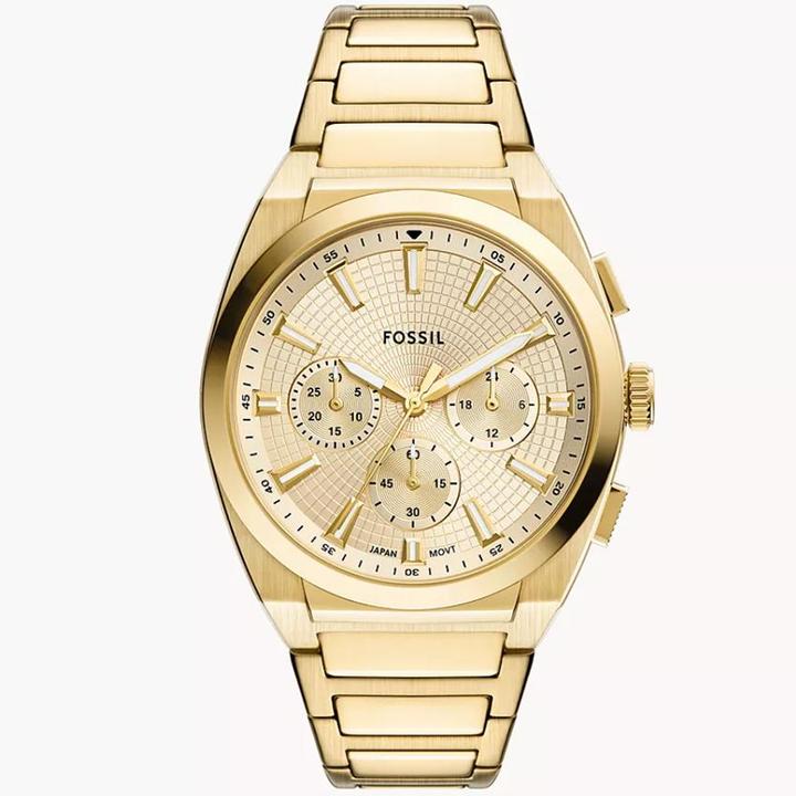 Immagine prodotto Fossil EVERETT Heren Horloge 44 mm - Goudkleurig (Cronografo, 44 mm)